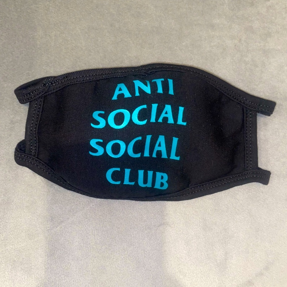 ANTI SOCIAL SOCIAL CLUB Authentic Streetwear Logo Face Mask